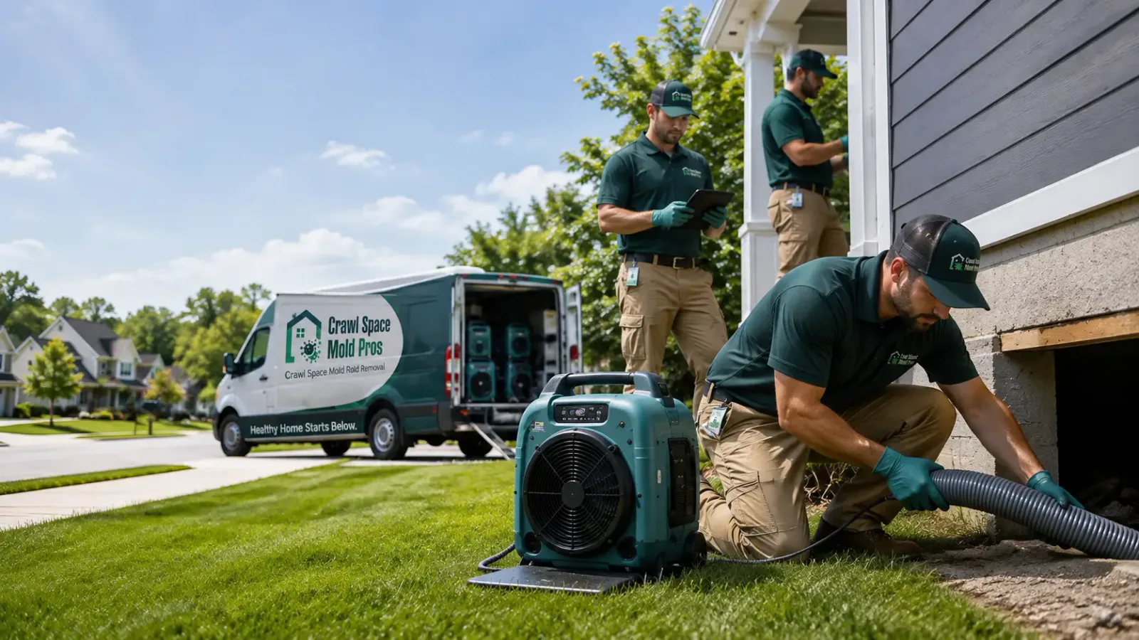 Crawl Space Mold Removal in Morristown, NJ